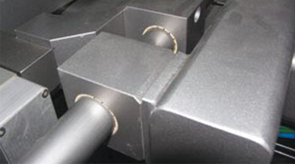 Bag forming, filling and sealing machine